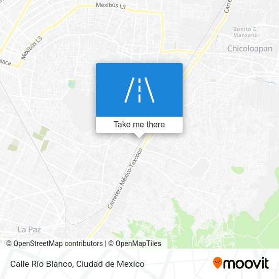 Mapa de Calle Río Blanco