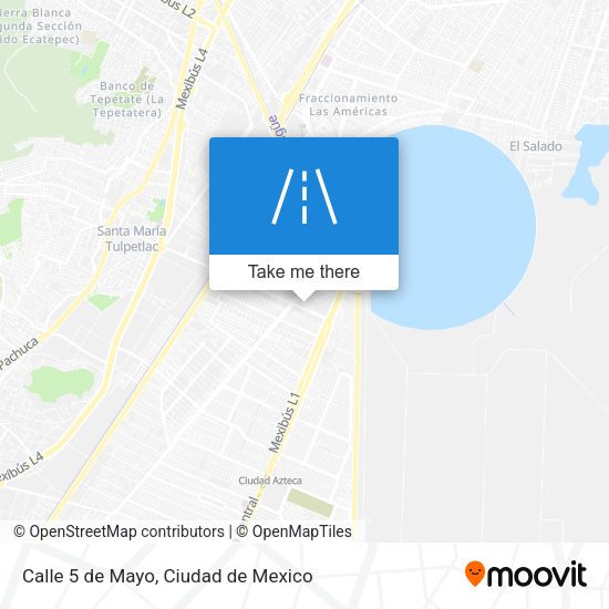 Calle 5 de Mayo map