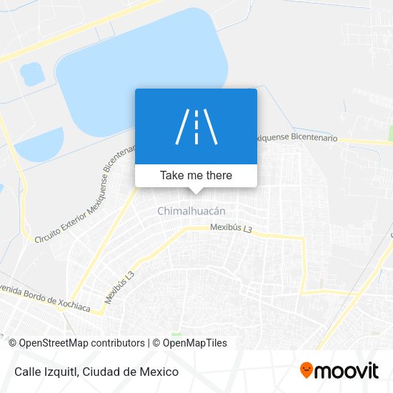 Calle Izquitl map