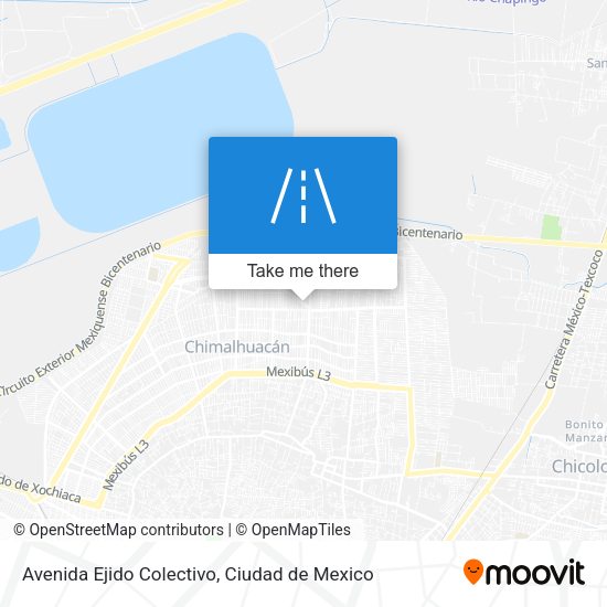 Avenida Ejido Colectivo map
