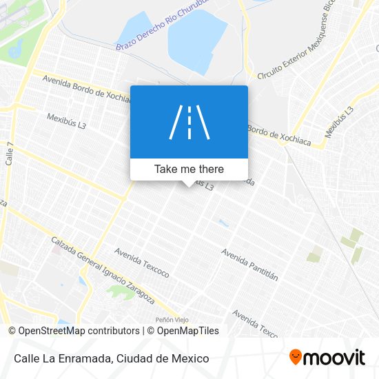 Mapa de Calle La Enramada
