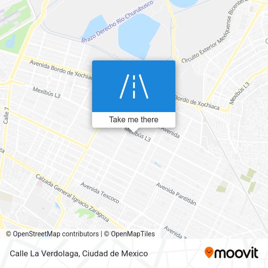 Calle La Verdolaga map