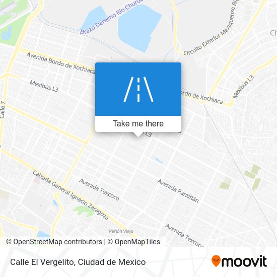 Calle El Vergelito map