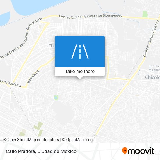 Calle Pradera map