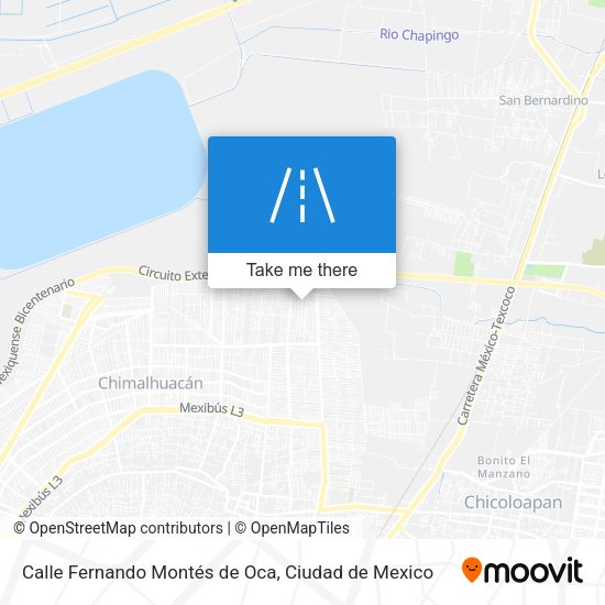 Calle Fernando Montés de Oca map