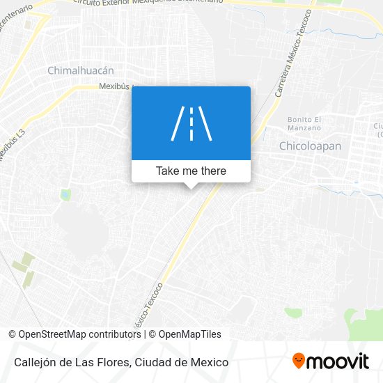 Callejón de Las Flores map