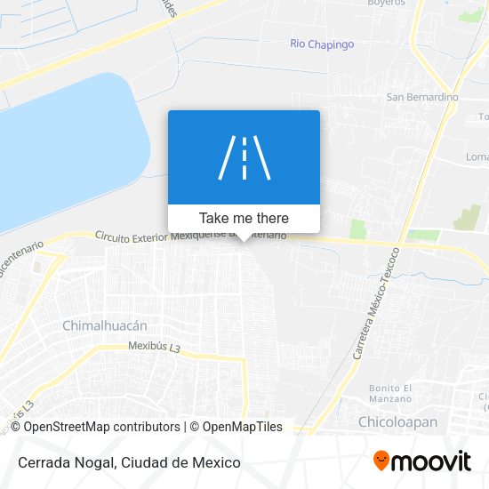 Cerrada Nogal map