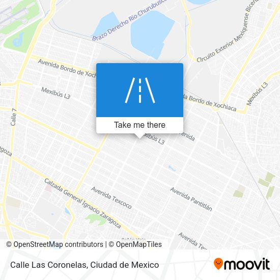 Calle Las Coronelas map