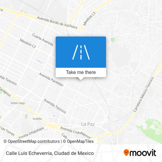 Calle Luis Echeverría map