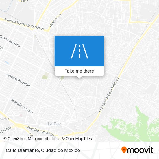 Mapa de Calle Diamante