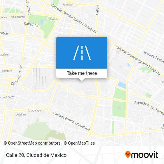 Mapa de Calle 20