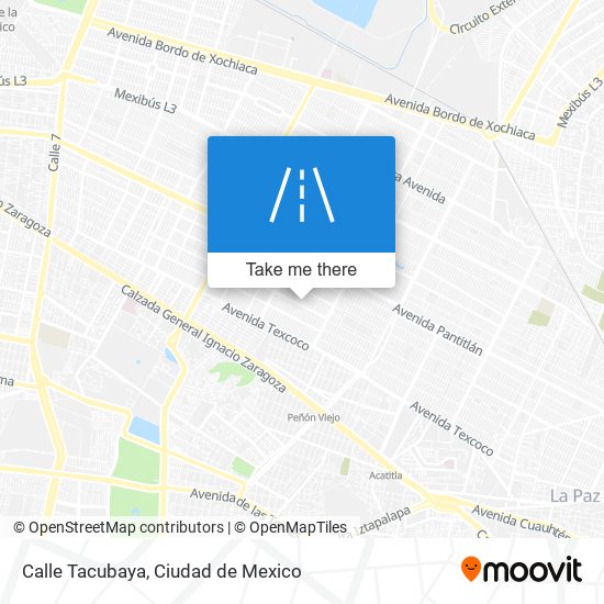 Calle Tacubaya map