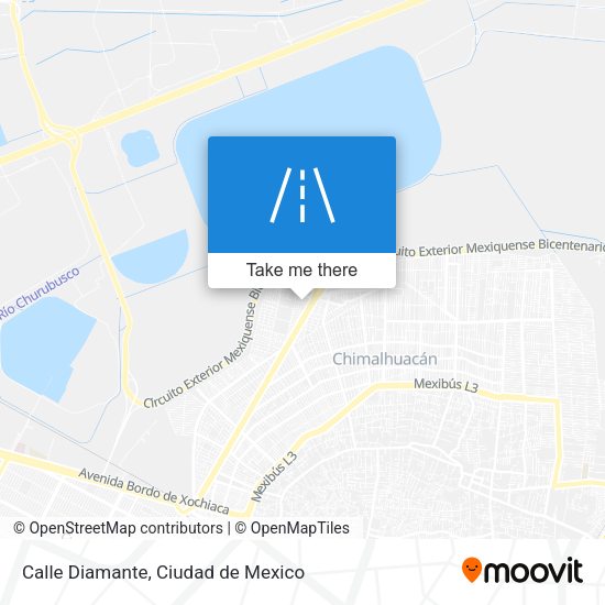 Calle Diamante map