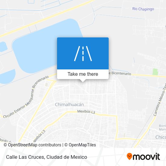 Calle Las Cruces map