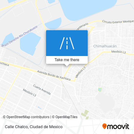 Calle Chalco map