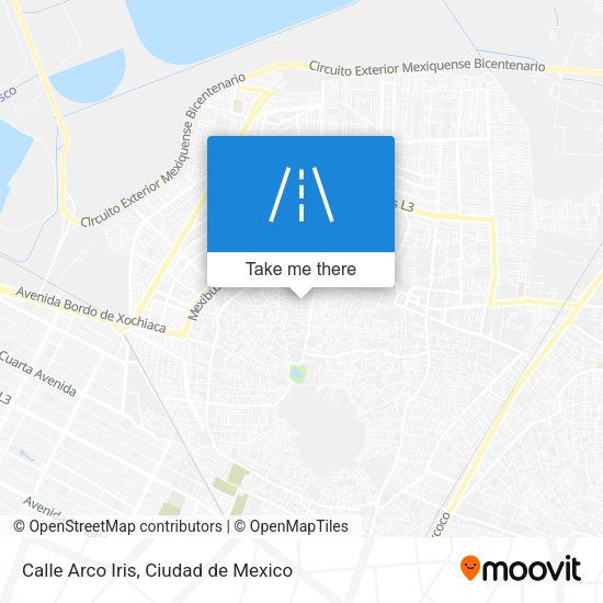 Calle Arco Iris map