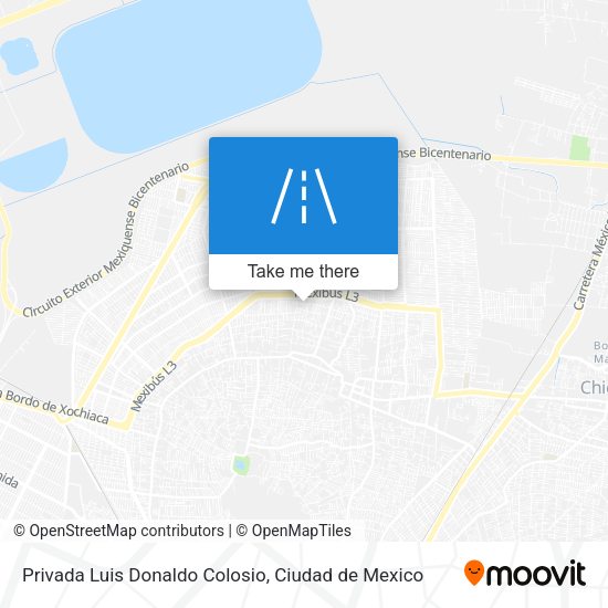 Privada Luis Donaldo Colosio map