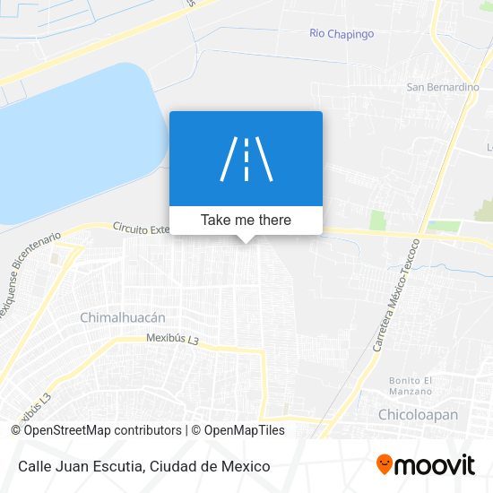 Calle Juan Escutia map