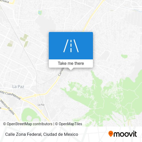 Calle Zona Federal map