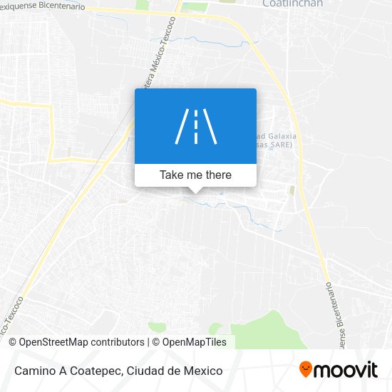 Camino A Coatepec map