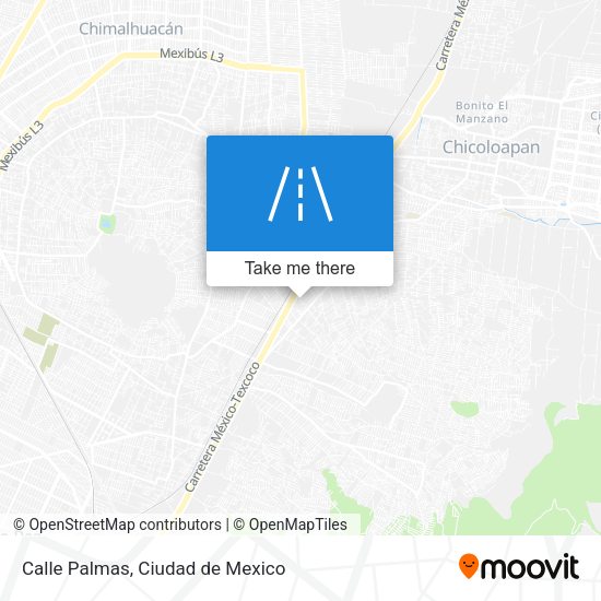Mapa de Calle Palmas