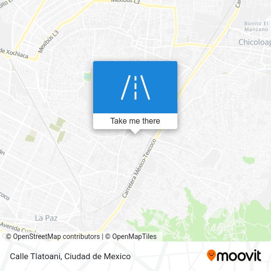 Mapa de Calle Tlatoani