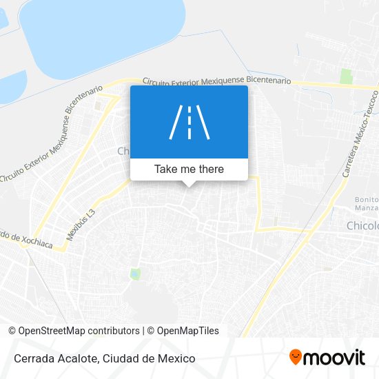 Cerrada Acalote map