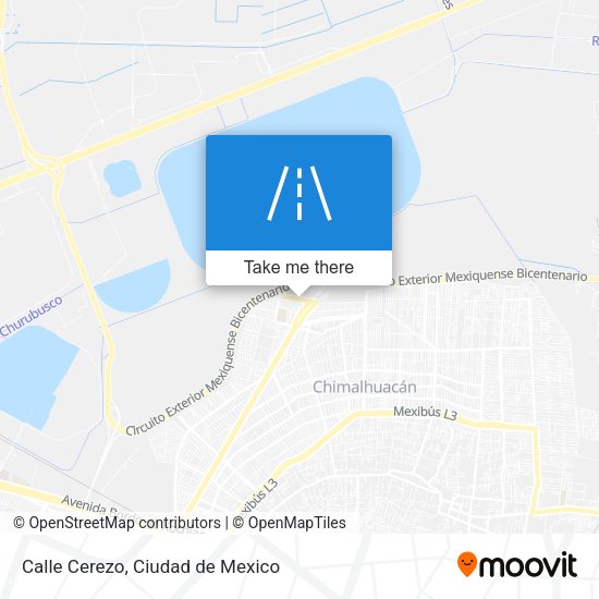 Mapa de Calle Cerezo