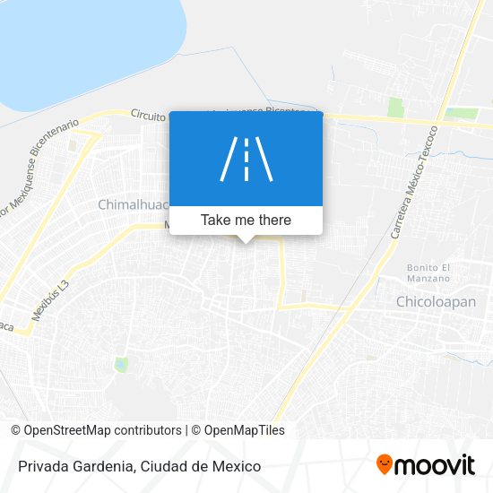 Privada Gardenia map