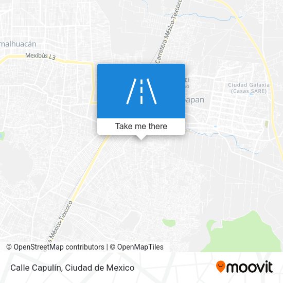 Calle Capulín map