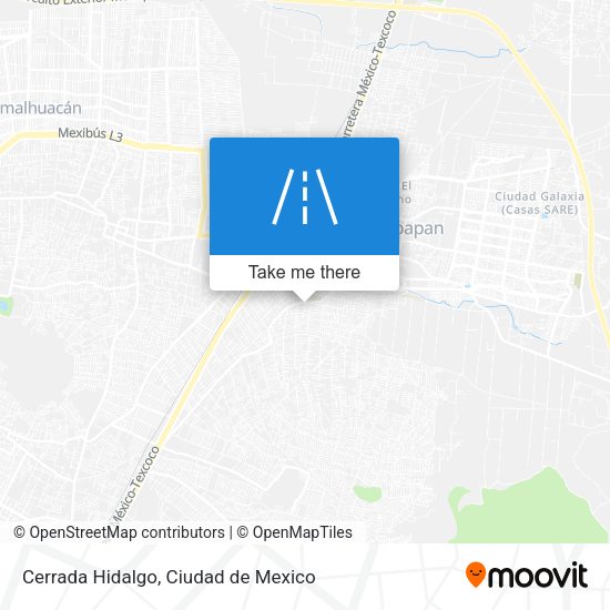 Cerrada Hidalgo map