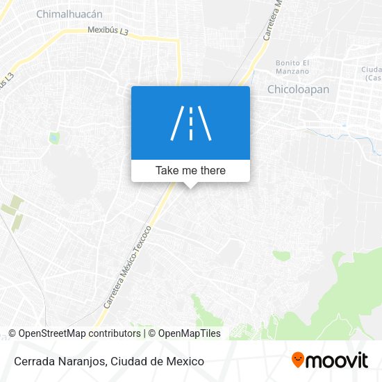 Mapa de Cerrada Naranjos