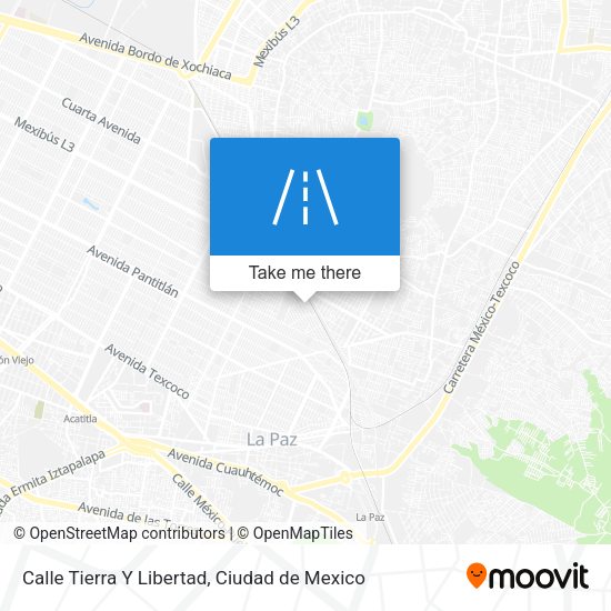 Calle Tierra Y Libertad map