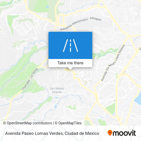 Avenida Paseo Lomas Verdes map