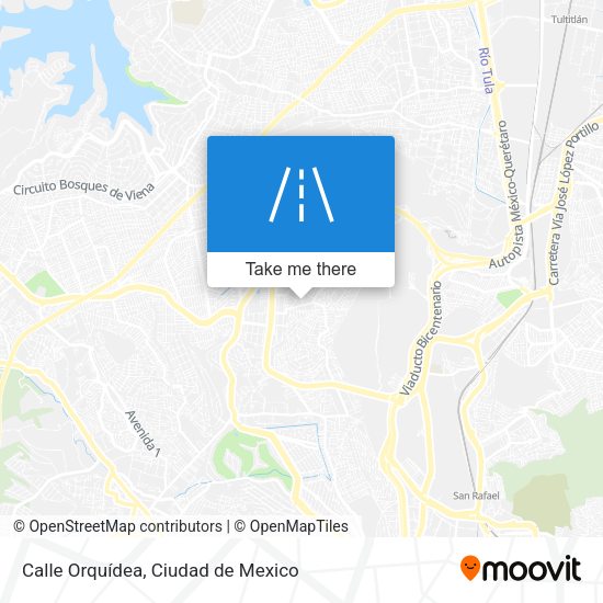 Calle Orquídea map