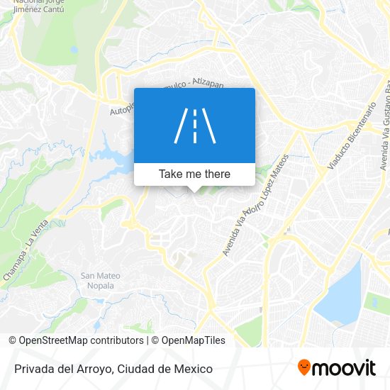 Privada del Arroyo map