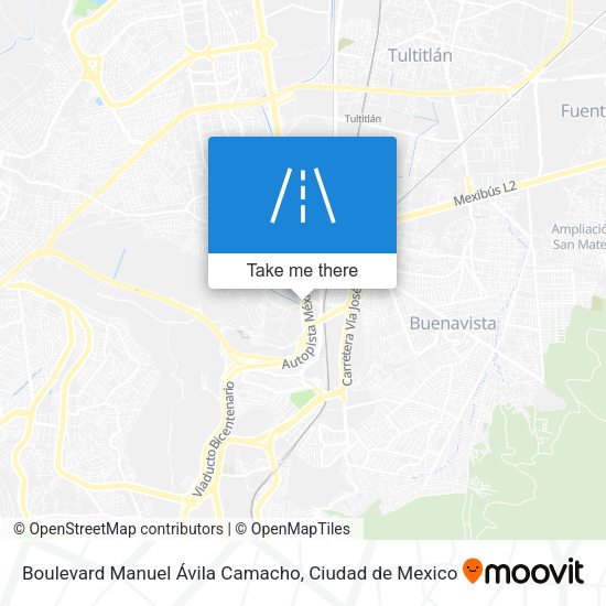 Boulevard Manuel Ávila Camacho map