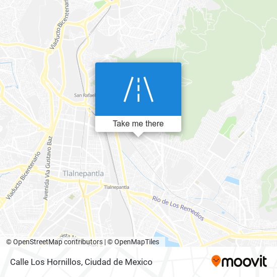 Calle Los Hornillos map