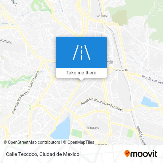 Calle Texcoco map
