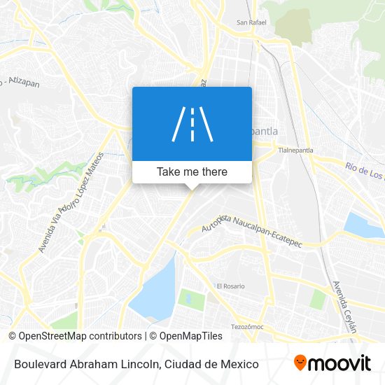 Mapa de Boulevard Abraham Lincoln
