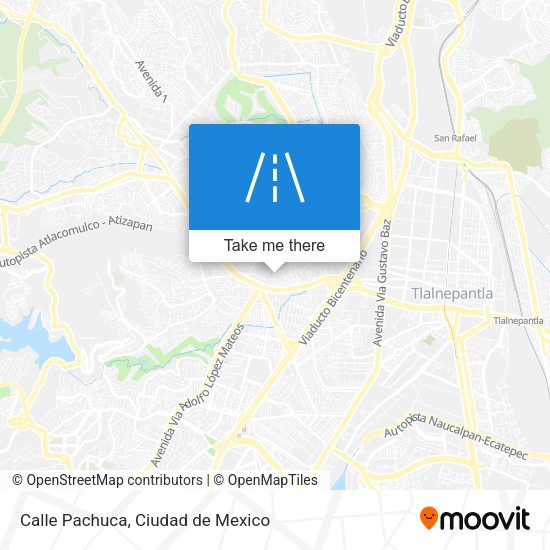 Mapa de Calle Pachuca