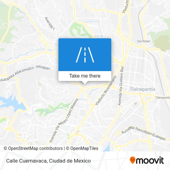 Calle Cuernavaca map
