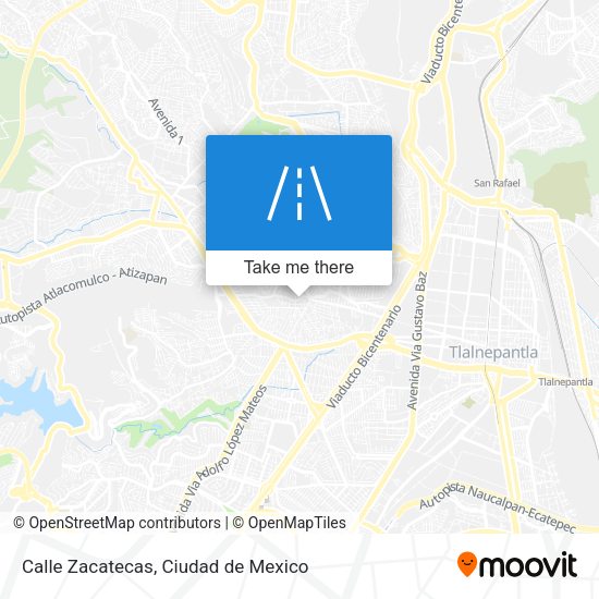 Calle Zacatecas map