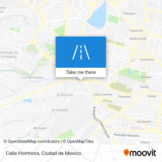 Calle Hormona map