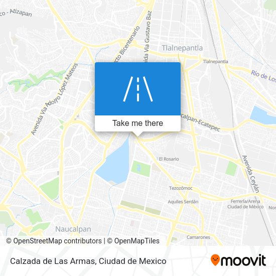 Mapa de Calzada de Las Armas