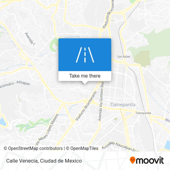 Calle Venecia map