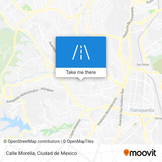 Calle Morelia map