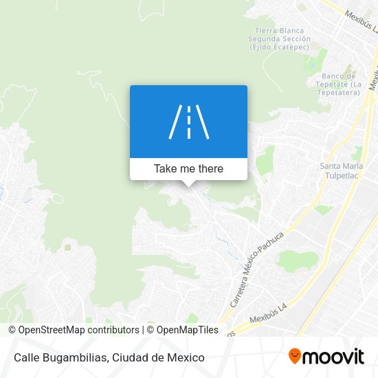 Mapa de Calle Bugambilias
