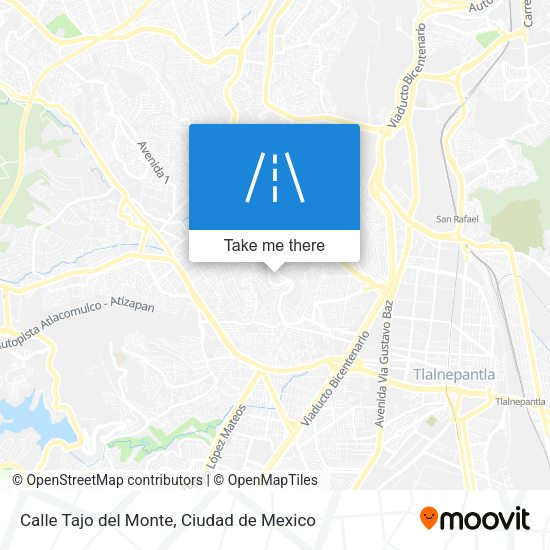 Mapa de Calle Tajo del Monte