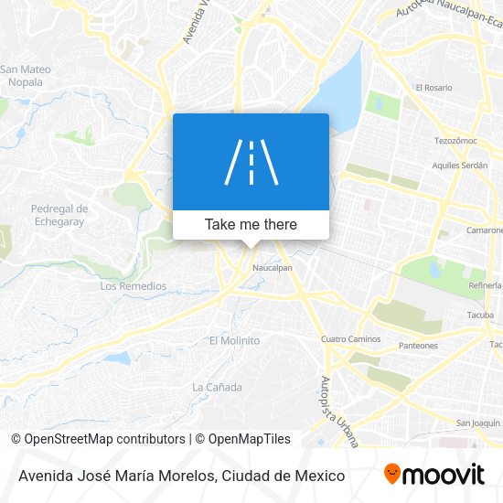 Mapa de Avenida José María Morelos
